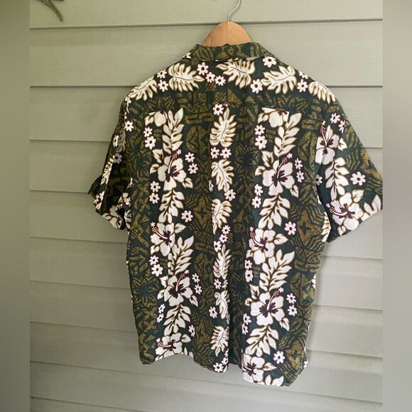 Styled by RJC Vintage authentic Hawaiian shirt mens sz L green luau vacation EUC - Picture 11 of 11
